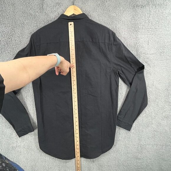 NWT Your Neighbors Button Up Shirt Mens Medium Gray - Picture 10 of 15